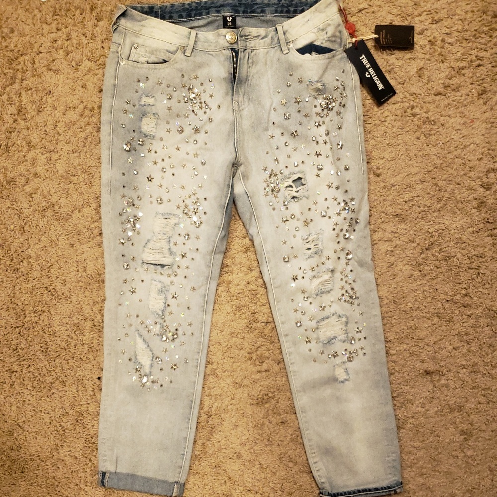 Bedazzled jeans